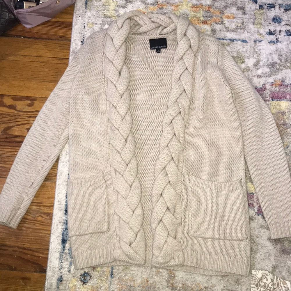 Heavy knit cardigan